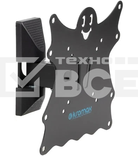 Кронштейн для телевизора Kromax Casper-202 черный, 20'-43' макс. 30 кг, настенный, поворот и наклон