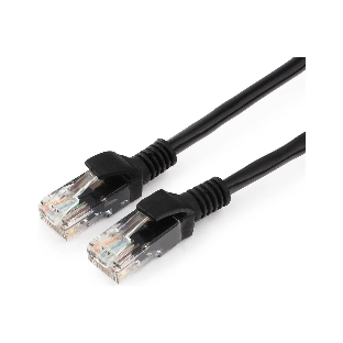 Патч-корд медный UTP Cablexpert PP10-10M/BK cat.5e, 10м, литой, многожильный, черный