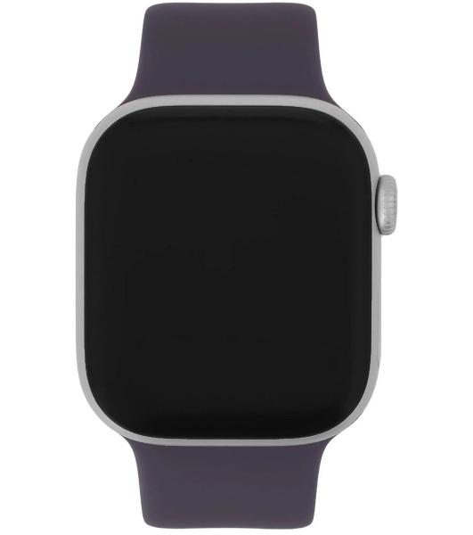 Смарт-часы Apple Watch Series 11 A3331 42мм корп.серебристый Sport Band рем.фиолетовый разм.брасл.:M/L (MEU74AF/A)
