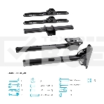 Кронштейн для телевизора Arm Media LCD-1800 черный 26'-65' макс.55кг потолочный поворот и наклон, фото5