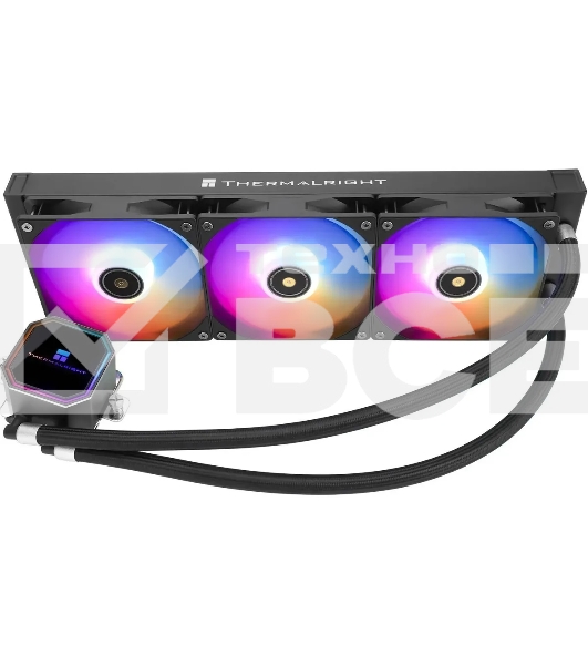Система водяного охлаждения Thermalright Frozen Prism 360 ARGB Soc-AM5/AM4/1151/1200/2066/1700 черный 4-pin 27dB Al Ret (F-PRISM-360-BL-ARGB)