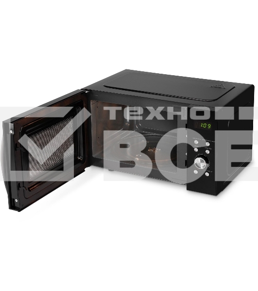 Микроволновая печь Hyundai HYM-D2078 черный 23л 800Вт кнопки, поворотный механизм