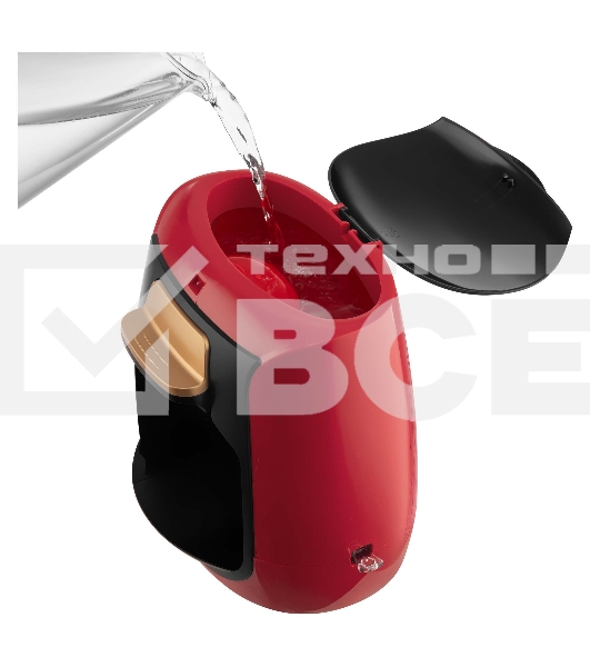 Кофеварка капельная Sencor SCE 2101RD красный, исп. кофе - молотый, 0.3 л. 500 Вт.
