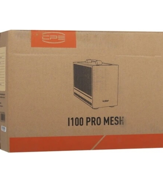 Компьютерный корпус без блока питания PCCooler I100 PRO MESH GY, Mesh Compact, серый, SPCC, no fans ITX 60/300/SFX PSU support; 1x2.5', 1x3.5', 2xPCI 1xUSB-C 3.1 308x128x190mm