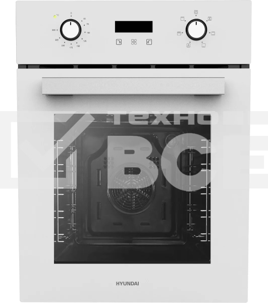 Духовой шкаф электрический Hyundai HEO 45411 WG белый стекло