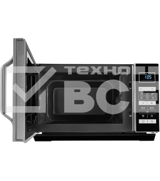 Микроволновая печь Hyundai HYM-D3044 черный/серебристый, 23 л, 700 Вт