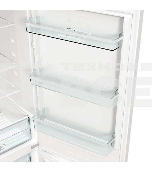 Холодильник Gorenje NRK619EEW4 белый двухкамерный 203/99л морозилка снизу, No Frost