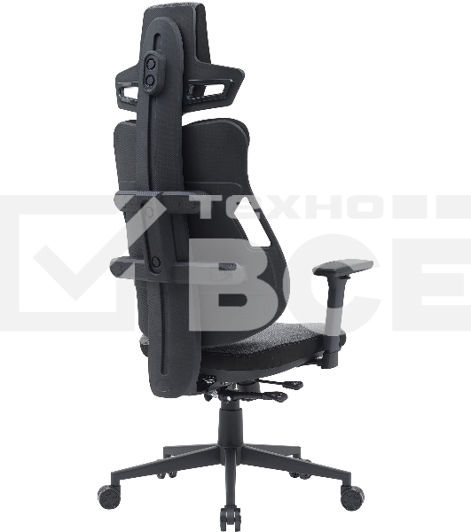 Кресло компьютерное Cactus CS-CHR-DUO-GYBK серый/черный