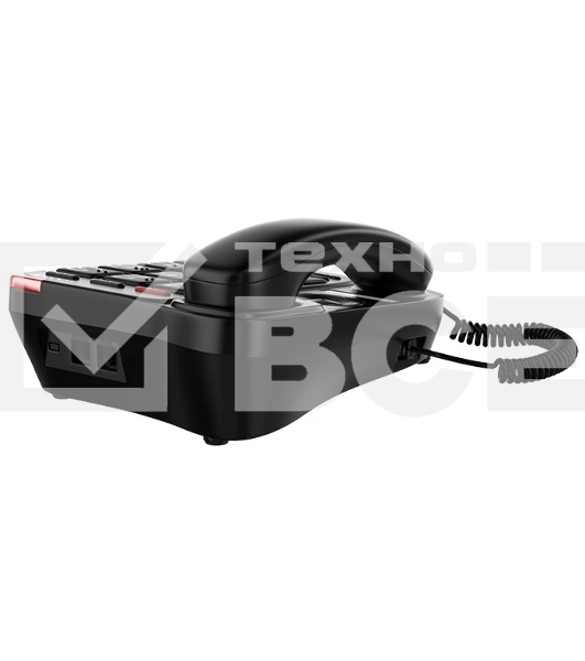 Телефон проводной Maxvi CB-01 черный