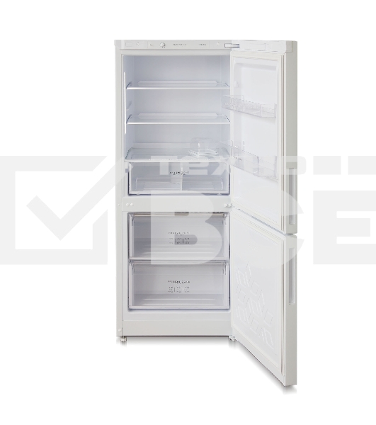 Холодильник Бирюса 6141 белый двухкамерный 165/60л морозилка снизу