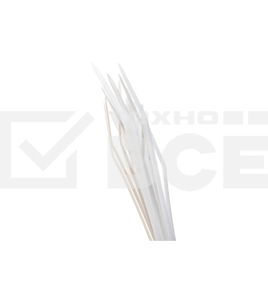 Нейлоновые стяжки Fortisflex КСС 3х200 мм белый 100 штук