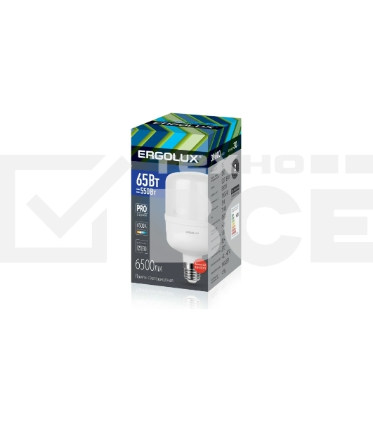 Лампа светодиодная Ergolux 14330 LED-HW-65W-E40-6K PRO 65Вт E27/E40 6500К 150-260В