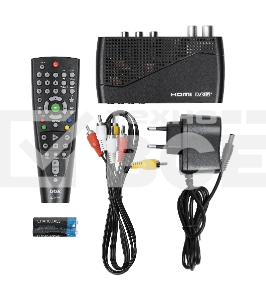 Приставка для цифрового ТВ BBK SMP028HDT2 черный, DVB-T2, DVB-T, HDMI, USB 2.0