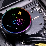 Система жидкостного охлаждения Thermalright Frozen Magic 360 Digital V2 ARGB Soc-AM5/AM4/1200/1700/1851 черный 4-pin 28dB Al LCD Ret (F-MAGIC-360-DIGITAL-BL-ARGB-V2), фото5