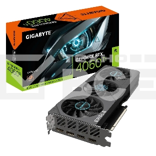 Видеокарта Gigabyte GV-N406TEAGLE-8GD RTX4060Ti PCI-E 4.0 8 ГБ GDDR6, 128 бит, DisplayPort x2, HDMI x2, GPU 2310 МГц