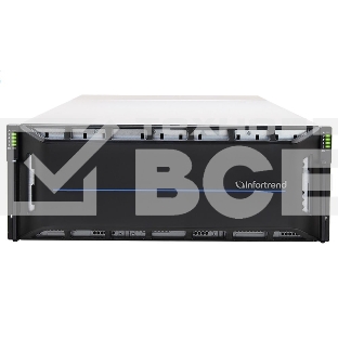 Сетевой накопитель Infortrend CS 2060D-J 4U/60bay, scale-out NAS, dual nodes subsystem including 2x4 Core CPU, 128GB (8x16GB), 8x10GbE(SFP+), 4x12Gb/s SAS EXP. Ports, 2x(PSU+FAN), 2x(SuperCap.+flash), 60 x 3.5