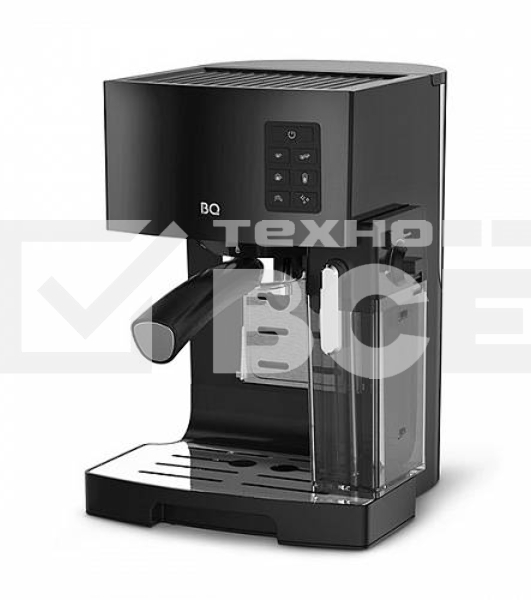 Кофеварка рожковая BQ CM9002 Black, исп. кофе - молотый, 1.4 л, 1450 Вт, 19 Бар.