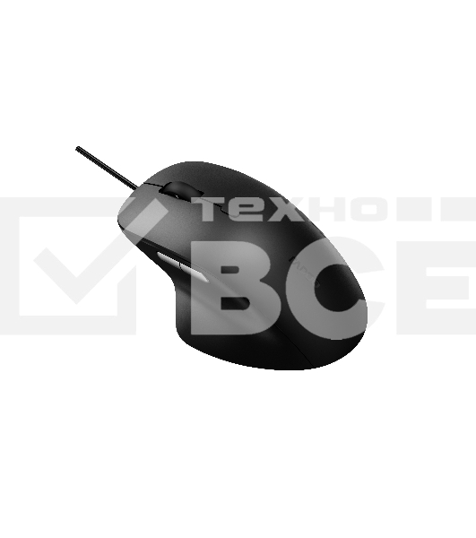 Мышь проводная Rapoo N500 черный, 3600 dpi, USB, кнопки - 6