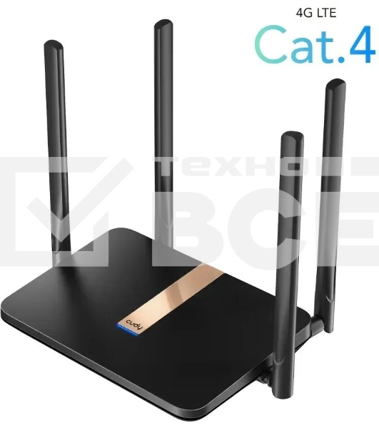Маршрутизатор Cudy LT500D AC1200 Wi-Fi cat. 4 черный