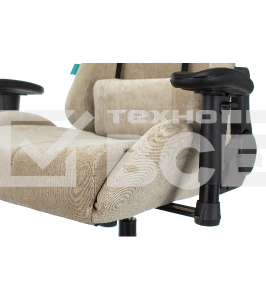Кресло игровое Бюрократ VIKING KNIGHT LT21 FABRIC песочный крестовина металл/пластик