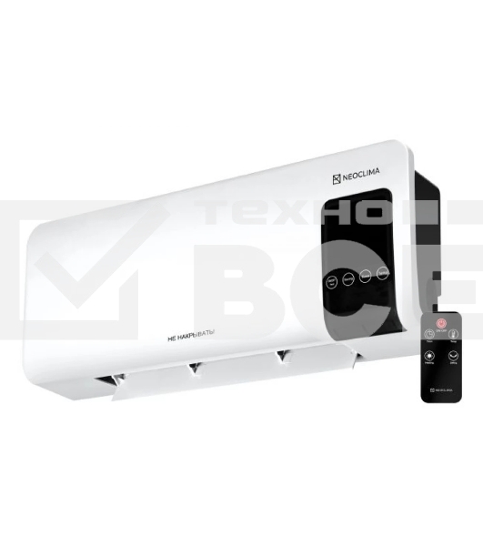 Тепловентилятор Neoclima AERO LINE 2000, белый, 2000 Вт, 25 м2