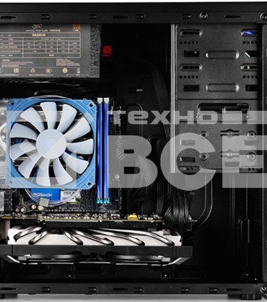 Компьютерный корпус Deepcool SMARTER, mATX/mini-ITX, без БП, 1x USB 3.0, 1x USB 2.0.