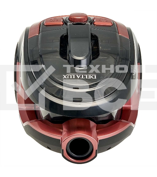 Пылесос Delta LUX DE-3501 СУПЕР-ЦИКЛОН, черный с терракот