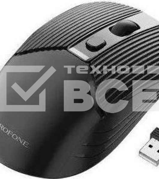 Мышь беспроводная BOROFONE (6974443382990) BG5 черный