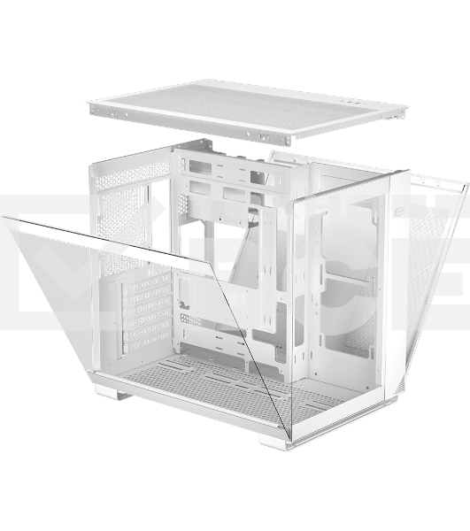 Компьютерный корпус без блока питания Case PCCooler C3T500 ARGB WH, Midi-Tower, TG, 6x120мм ARGB, 1xUSB-C 3.1 + 2xUSB-A 3.0, ATX, mATX, mITX белый