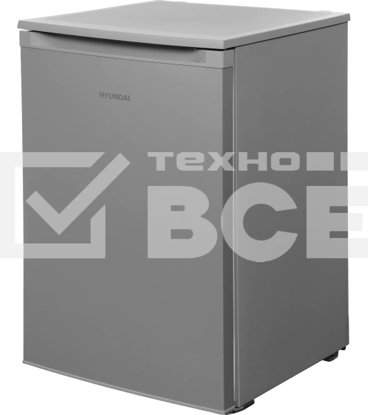 Холодильник Hyundai CO15051A серебристый однокамерный 101/14л морозилка сверху