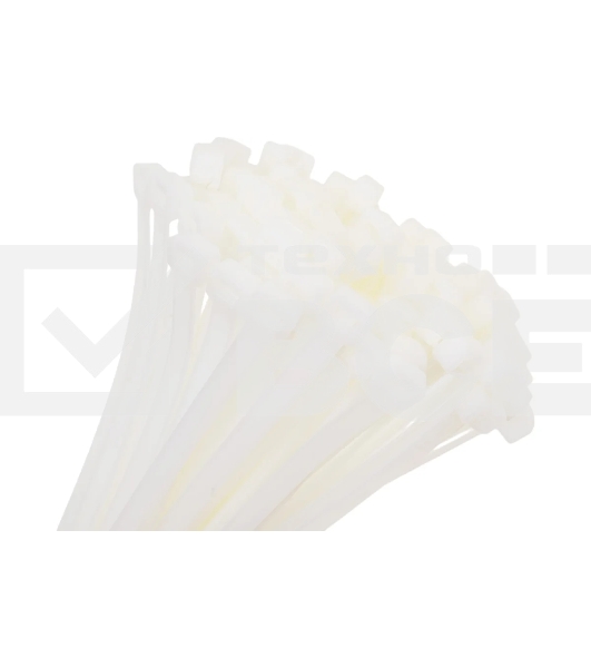 Стяжки Cablexpert NYT-400x7.6 пластиковые 400 мм х 7.6 мм, белые (100 шт.)