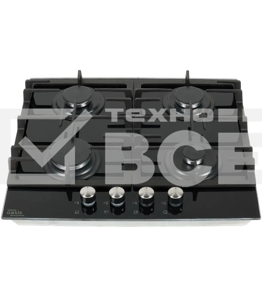 Газовая варочная поверхность Oasis P-GEB черный
