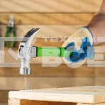 Молоток-гвоздодер Сибртех 450 г, фибергласовая обрезиненная рукоятка, фото8