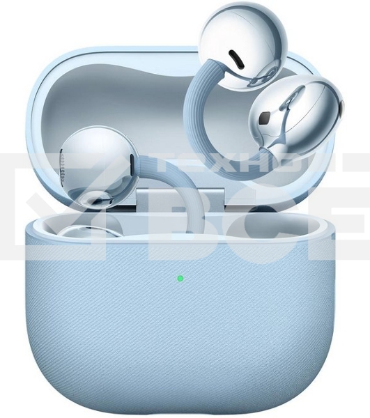 Наушники TWS Huawei FreeClip 2 синий, открытые (клипсы), Bluetooth, быстрая зарядка, до 8 ч