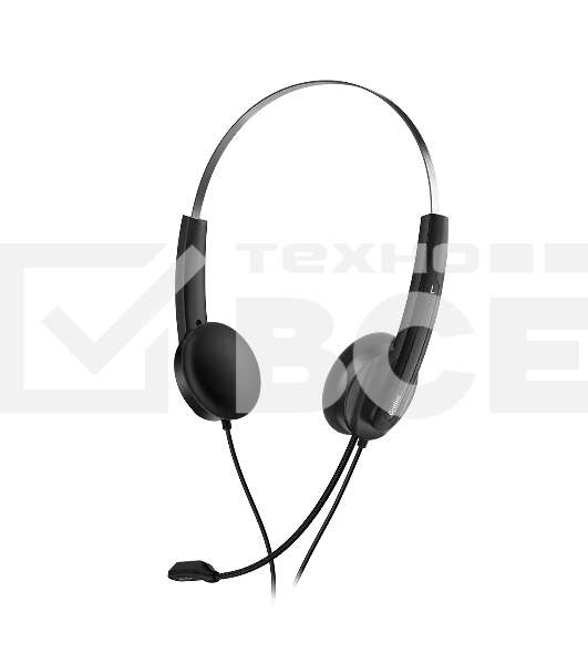 Гарнитура Genius HS-220U черный, проводная