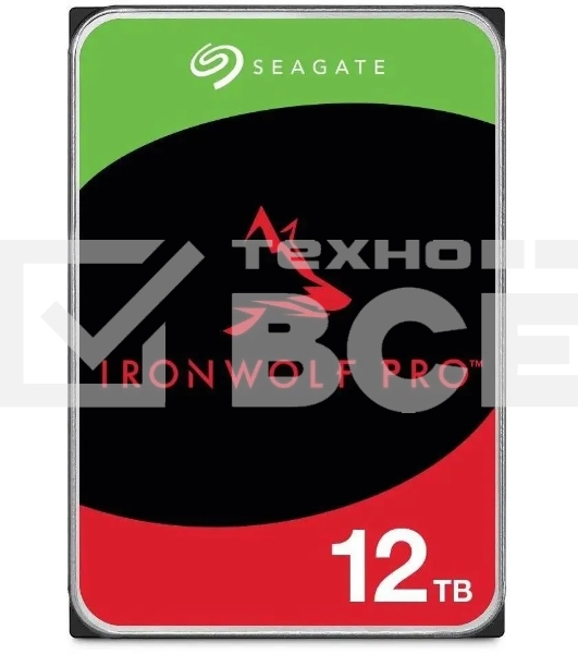 Жесткий диск Seagate SATA-III 12Tb ST12000NT001 NAS Ironwolf Pro 512E (7200rpm) 256Mb 3.5
