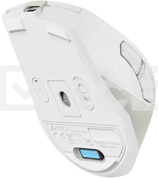 Мышь беспроводная A4Tech Fstyler FG45CS Air2 бежевый, 2000 dpi, радиоканал, USB, кнопки - 7