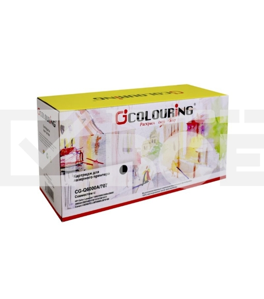 Картридж лазерный Colouring CG-Q6000A/707 чёрный (2500 стр.) для HP CLJ 1600/2600n/2600dn/2600dtn/2605DN/2605DTN/CM1015MFP/CM1017MFP Canon Laser Shot LBP5000/5100