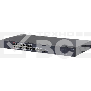 Коммутатор Dahua DH-CS4218-16ET-190 (L2) 16x100Мбит/с 2x1Гбит/с 2xКомбо(1000BASE-T/SFP) 2SFP 16PoE 190W управляемый