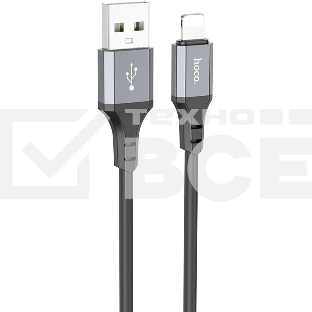 Кабель Hoco X92 Honest IP USB (m)-Lightning (m) 3м черный коробка