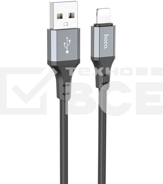 Кабель Hoco X92 Honest IP USB (m)-Lightning (m) 3м черный коробка
