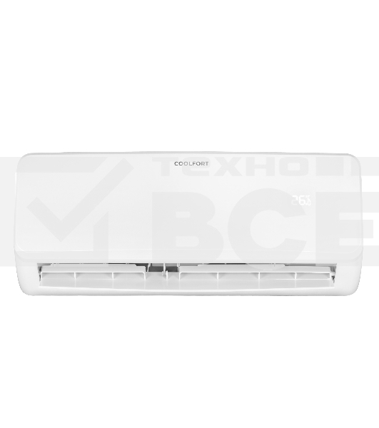 Кондиционер сплит-система Coolfort CF-4002 12000 BTU, 25 м², 39 дБ, охлаждение, обогрев, осушение, белый