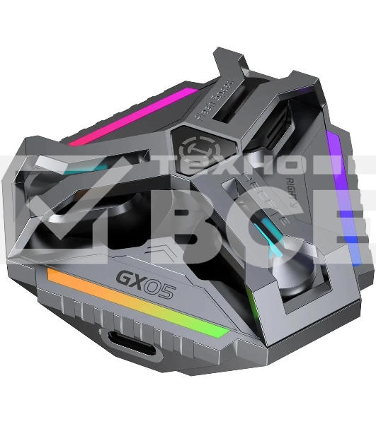 Наушники с микрофоном Edifier GX05 серый вкладыши BT в ушной раковине