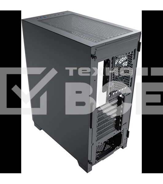 Компьютерный корпус Montech SKY ONE Lite черный без БП ATX 3x120mm 2xUSB3.0 1xUSB3.1 audio bott PSU