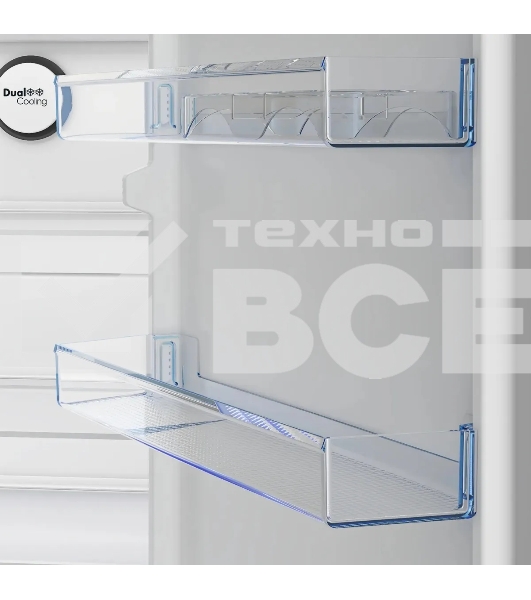 Холодильник Beko B3R1CNK363HW (R) белый двухкамерный 220/100л морозилка снизу, No Frost