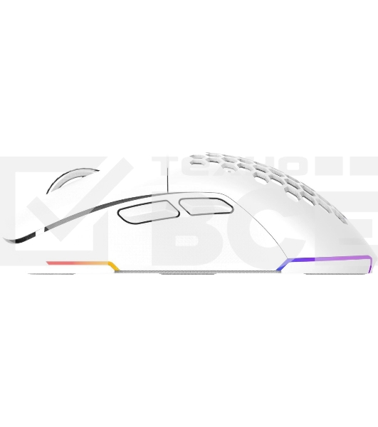 Мышь беспроводная Oklick 900GMW белый, 26000 dpi, радиоканал, Bluetooth, USB, кнопки - 6