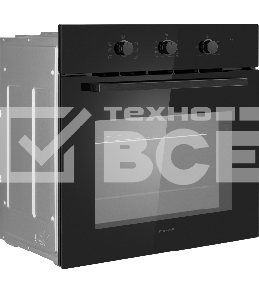 Духовой шкаф электрический Weissgauff EOM 266 PMB черный