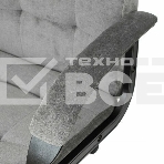 Кресло руководителя Бюрократ CH 002 Fabric Light-19 серый, крестов. пластик, фото16