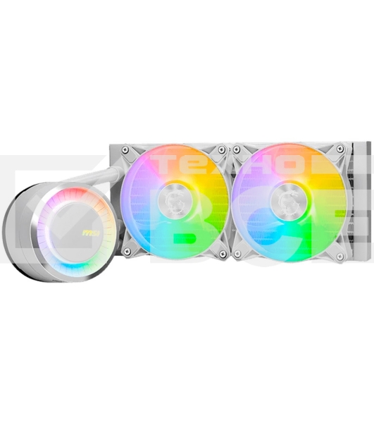СВО MSI MAG CORELIQUID E240 белый 120мм алюминий+медь 1800rpm 32.5db 4-pin 310W