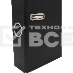 Папка-регистратор Silwerhof A4 75мм ПВХ/бумага черный без. окант. сборная (упак.:2шт), фото3